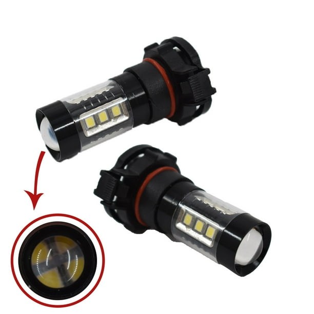 Phinlion 5202 LED Fog Light Bulbs 3000 Lumens Super Bright 3030 27-SMD 5201 PS19W PS24W 12086 LED Bulb Replacement for DRL Lights or Fog Lamps 6000K Xenon White Phinlion 5202 LED Fog Light Bulbs 3000 Lumens Super Bright 3030 27-SMD 5201 PS19W PS24W 12086 LED Bulb Replacement for DRL Lights or Fog Lamps 6000K Xenon White